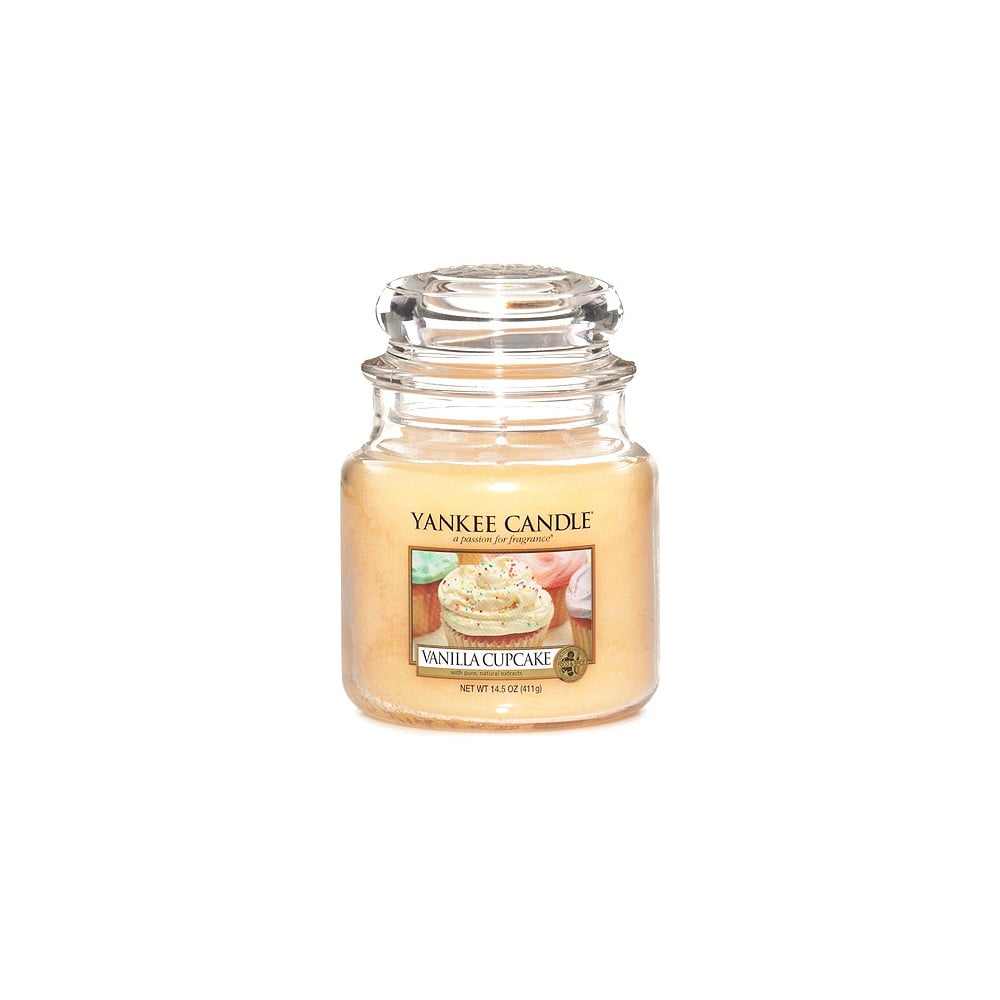 Lumânare parfumată Yankee Candle Vanilla Cupcake, timp de ardere 65 h bonami.ro