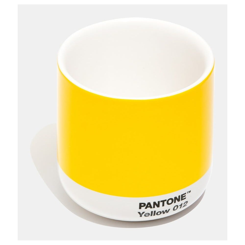 Cană termică din ceramică Pantone Cortado, 175 ml, galben bonami.ro