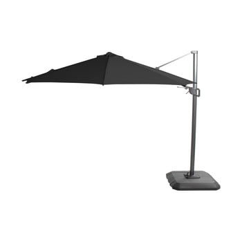 Umbrelă de soare Hartman Deluxe, ø 350 cm, negru imagine