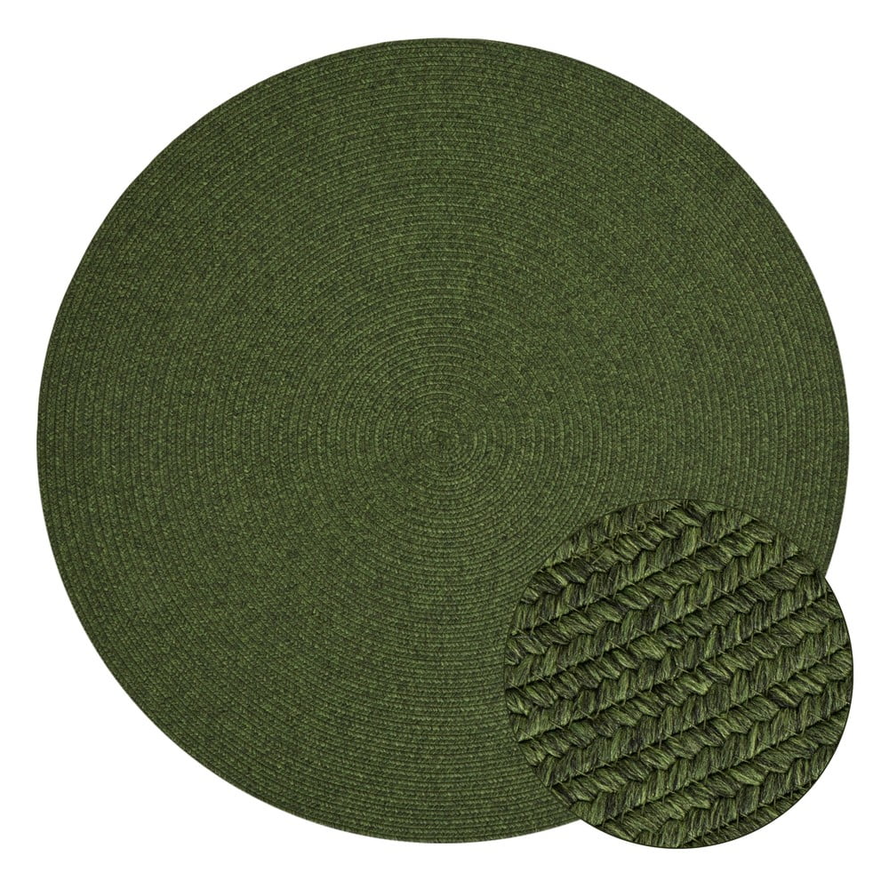 Covor verde rotund de exterior ø 150 cm - NORTHRUGS