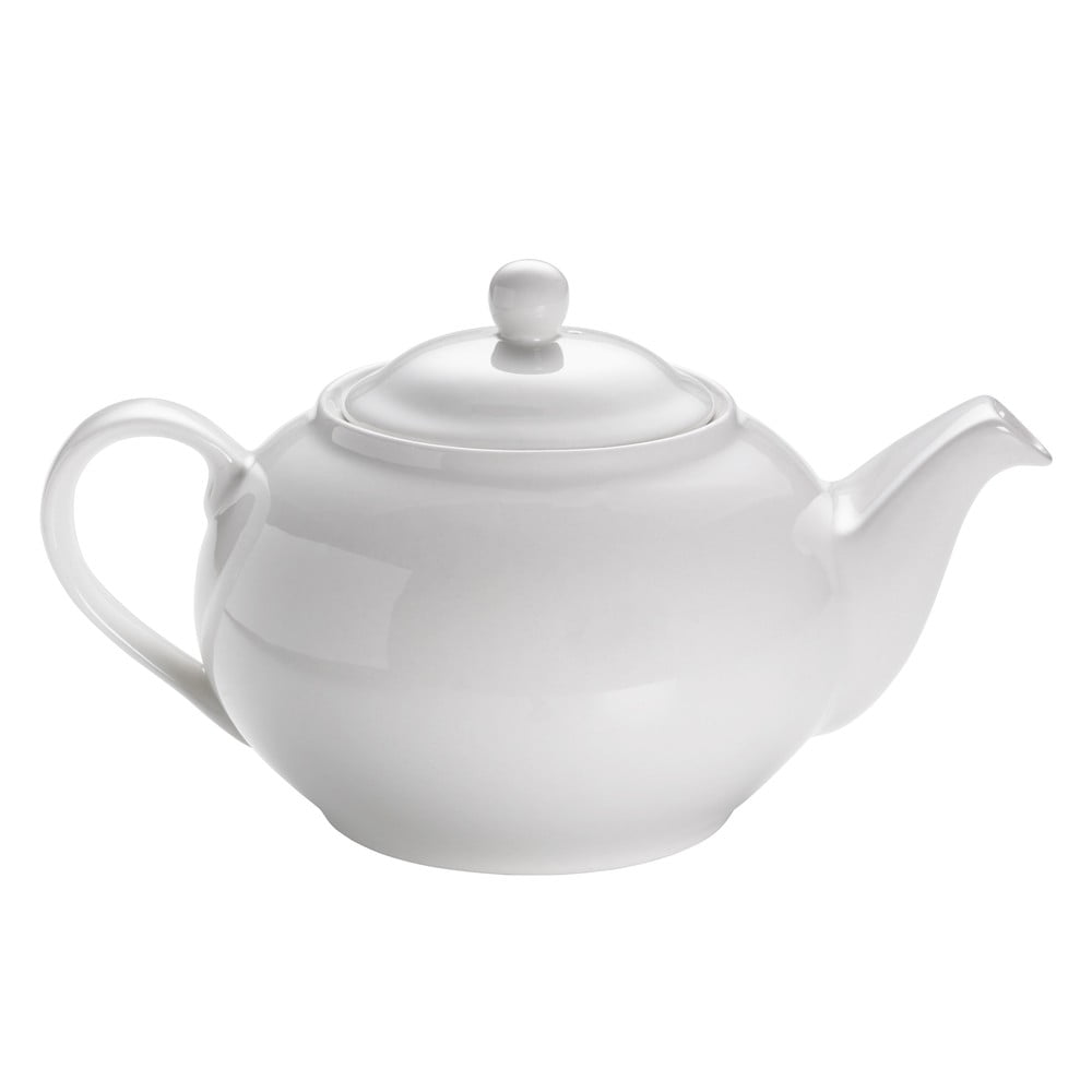 Ceainic din porțelan Maxwell & Williams Basic, 1 l, alb