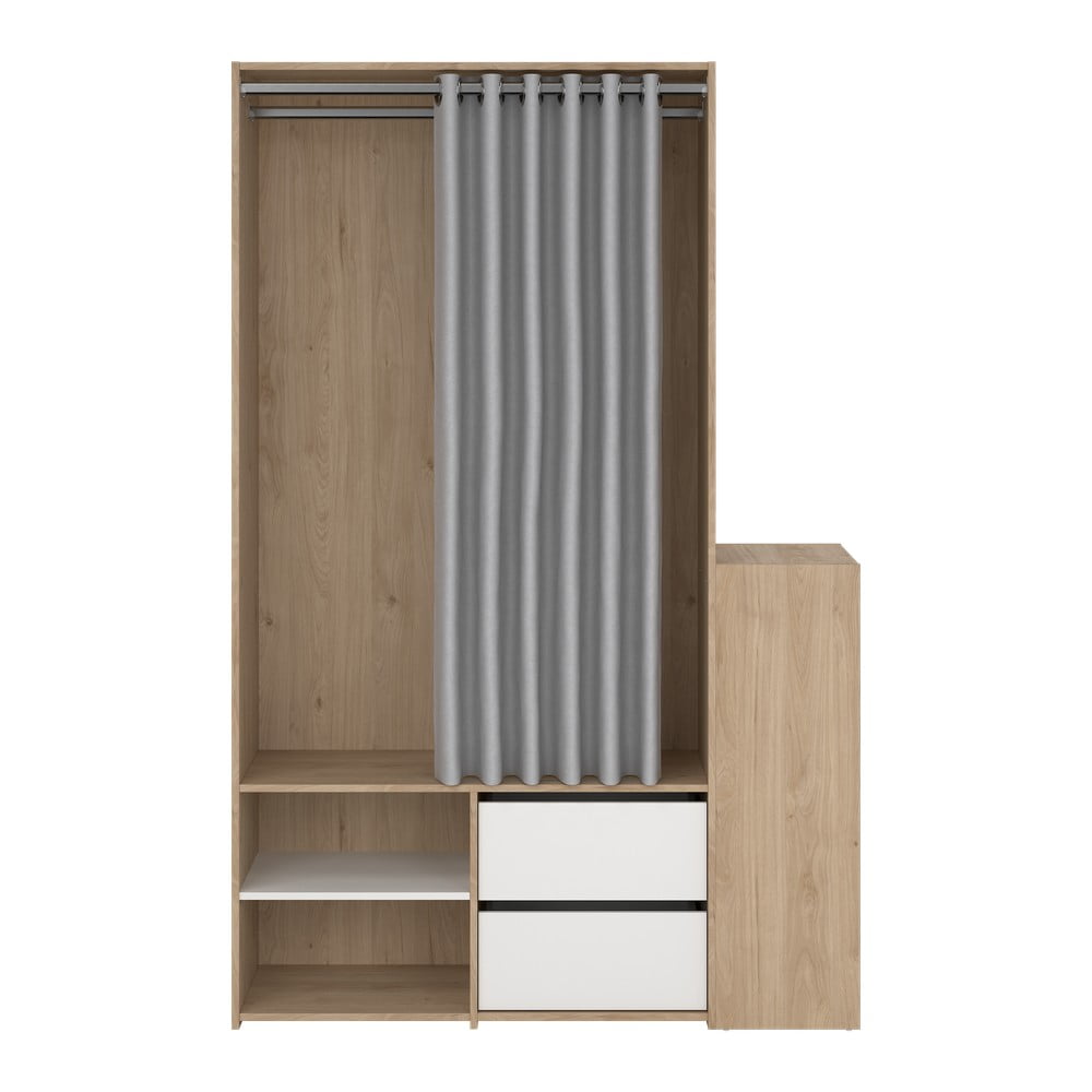 Set pentru hol alb/în culoare naturală cu aspect de lemn de stejar Kit – Tvilum