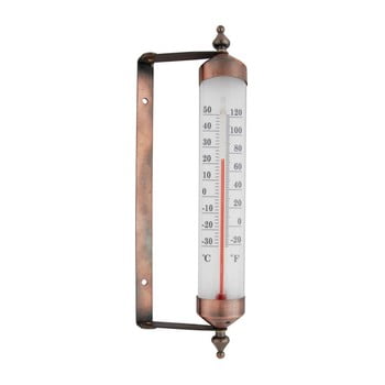 Termometru pentru fereastră Esschert Design, înălțime 25 cm, arămiu poza bonami.ro