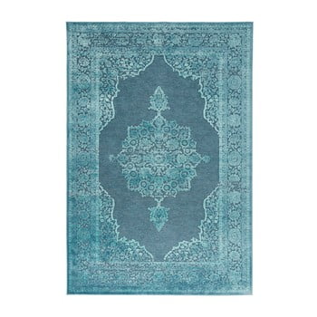 Covor din vâscoză mint rugs shine willow, 120 x 170 cm, albastru