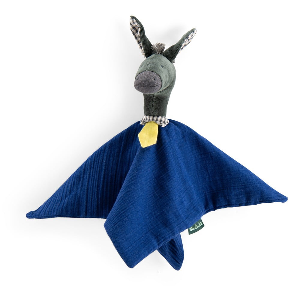 Jucărie de confort albastru-închis Donkey – Moulin Roty