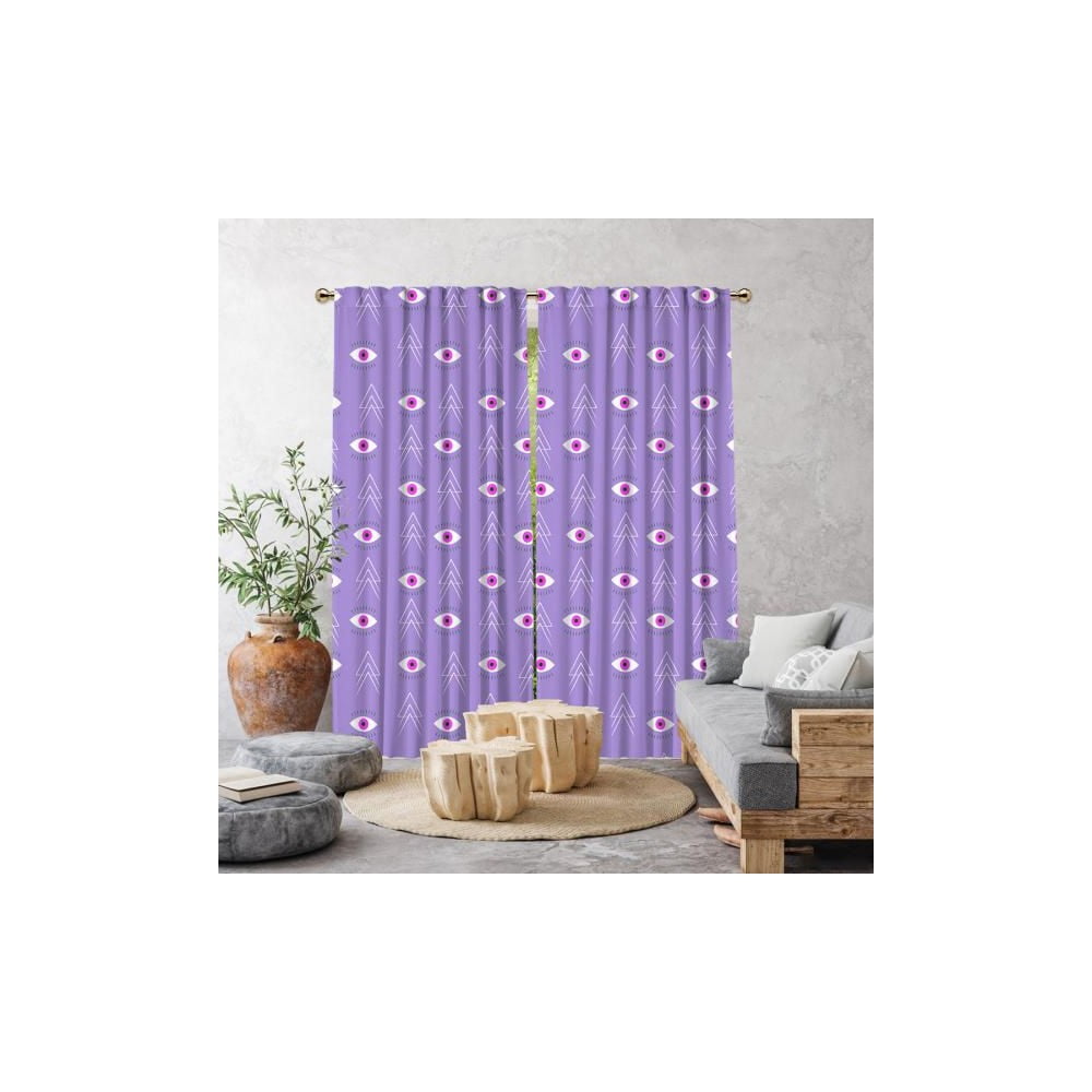 Set 2 draperii Cipcici, 260 x 140 cm, violet bonami.ro imagine 2022