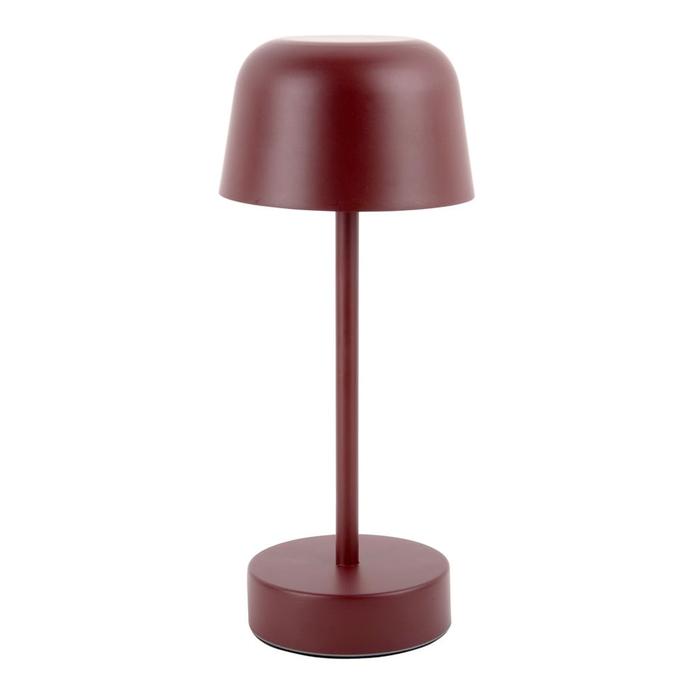 Veioză burgundy LED (înălțime 28 cm) Brio – Leitmotiv