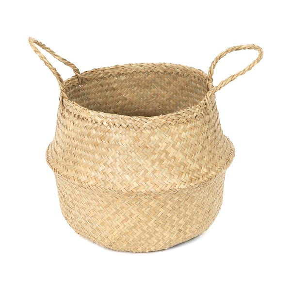 Coș depozitare din iarbă de mare Compactor Seagrass Basket, ⌀ 35 cm