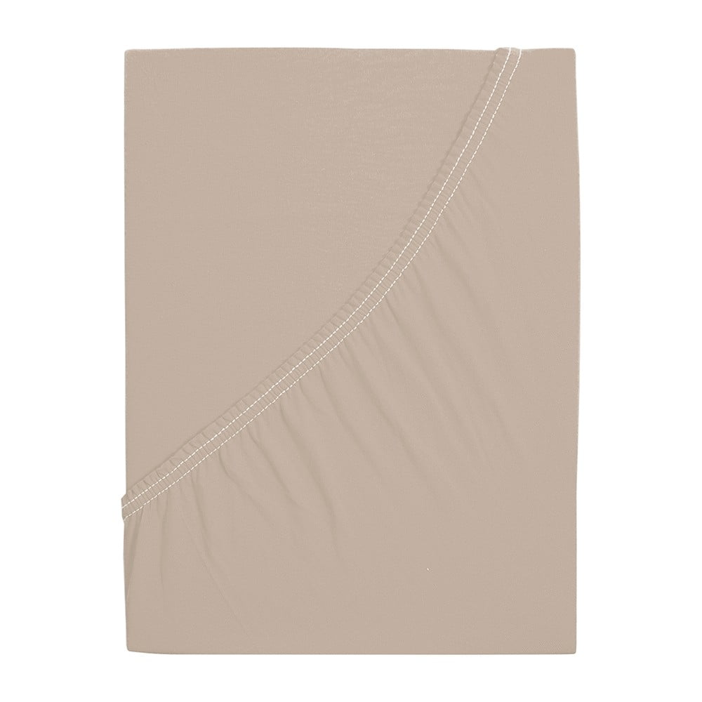 Cearceaf maro deschis 200x220 cm – b.e.s.