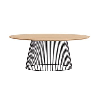 Masă de dining cu blat din lemn de mango la forma, 200 x 110 cm