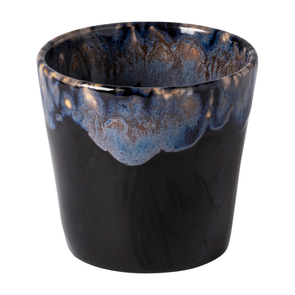 Cană pentru espresso din gresie ceramică Costa Nova, 200 ml, negru – albastru bonami.ro imagine 2022