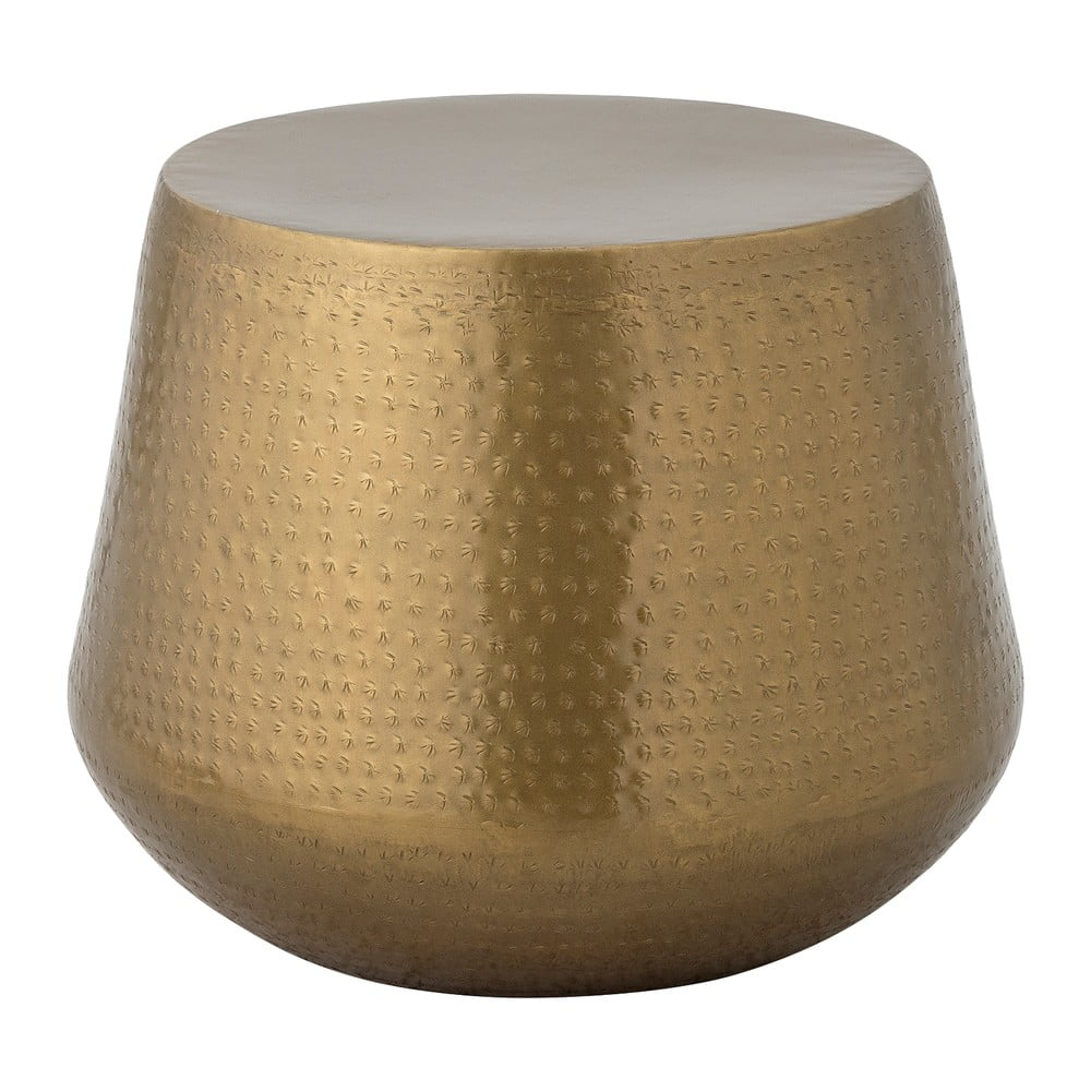Măsuță de cafea aurie rotundă din metal ø 50 cm Avola – Bloomingville