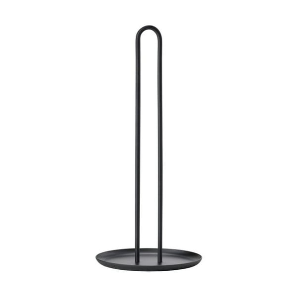 Suport din plută pentru rolele de bucătărie Zone Singles, înălțime 32 cm, negru