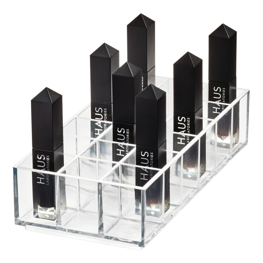 Organizator de baie pentru cosmetice din plastic reciclat Lip Station – iDesign