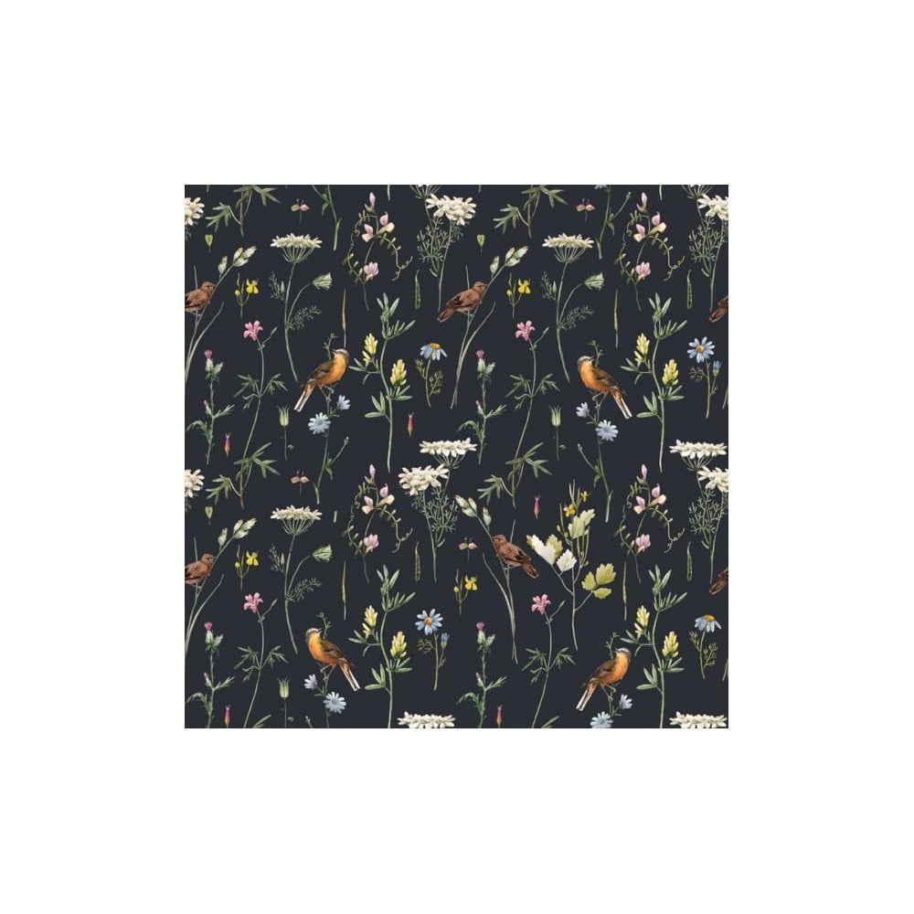 Tapet 100x280 cm Meadow with Birds – Dekornik