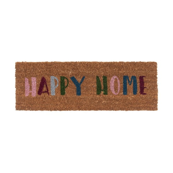 Preș din fibre de cocos PT LIVING Happy Home, 26 x 75 cm