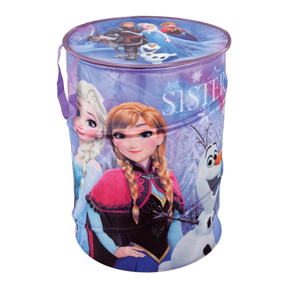 Coș de depozitare din material textil cu capac Domopak Frozen, înălțime 50 cm bonami.ro