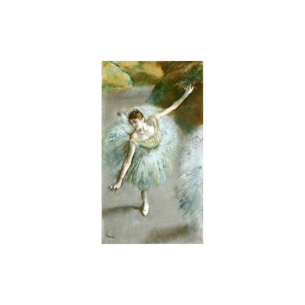 Reproducere tablou Edgar Degas – Dancer in Green, 55 x 30 cm bonami.ro imagine 2022