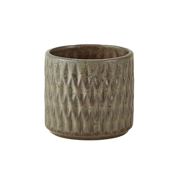 Ghiveci din gresie ceramică Villa Collection, ø 10,7 cm, gri