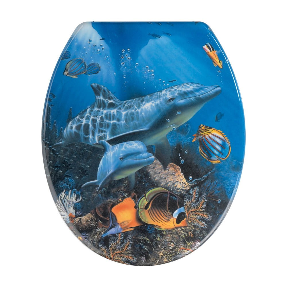 Capac WC Wenko Sea Life, 45 x 37,5 cm bonami.ro imagine 2022