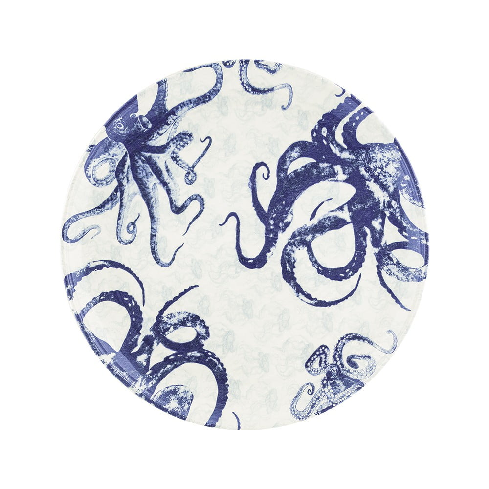 Farfurie din ceramică Villa Altachiara Positano, ø 37 cm, albastru-alb