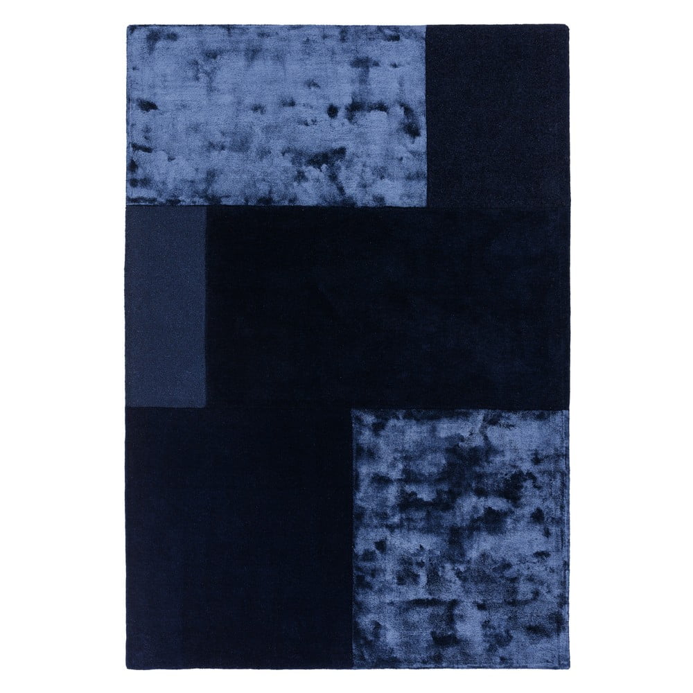 Covor Asiatic Carpets Tate Tonal Textures, 160 x 230 cm, albastru Asiatic Carpets