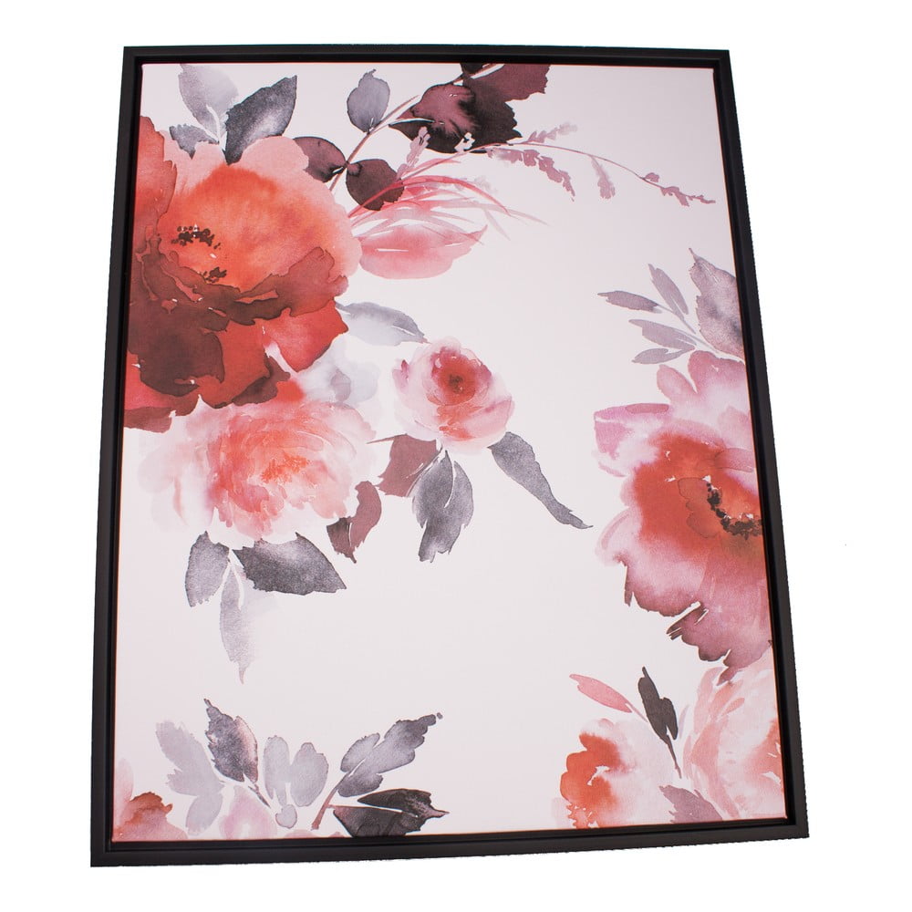 Poza Tablou de perete cu rama Dakls Pinky Roses, 40 x 50 cm