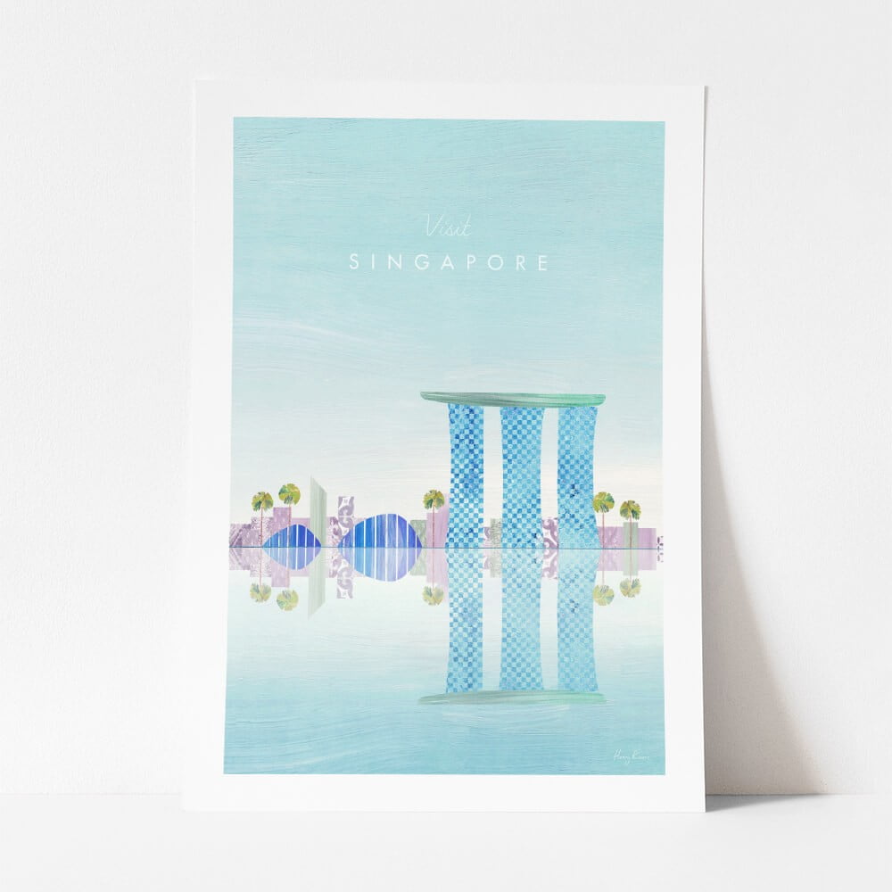 Poster Travelposter Singapore, A2 bonami.ro imagine 2022