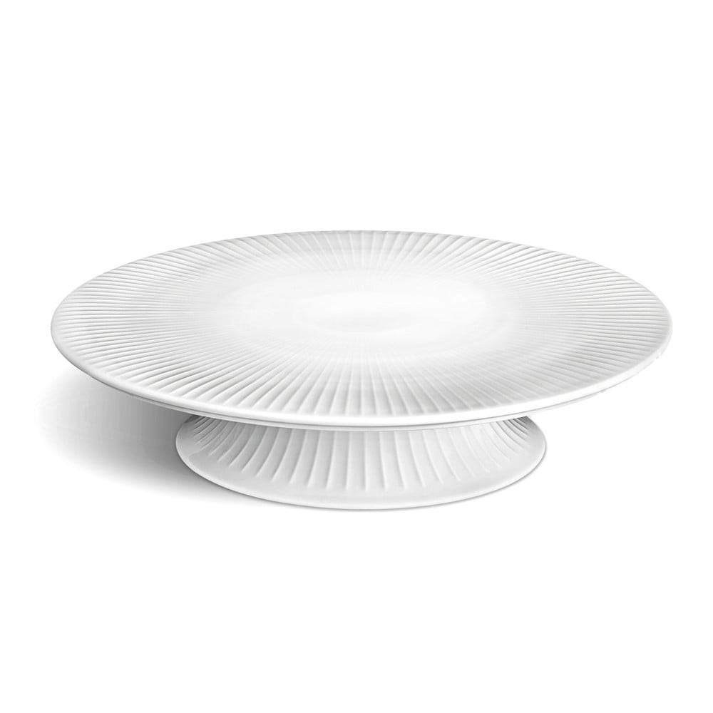 Tavă din porțelan pentru tort Kähler Design Hammershoi Cake Dish, ⌀ 30 cm, alb bonami.ro
