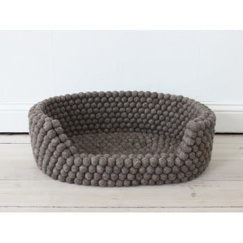 Pat cu bile din lână, pentru animale de companie wooldot ball pet basket, 40 x 30 cm, maro nucă