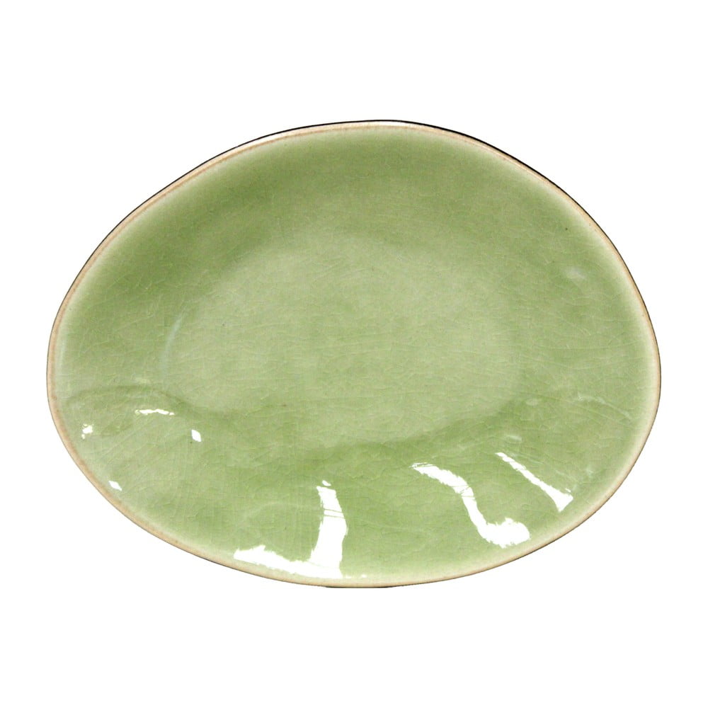 Farfurioară din gresie ceramică pentru desert Costa Nova Riviera, ⌀ 16 cm, verde