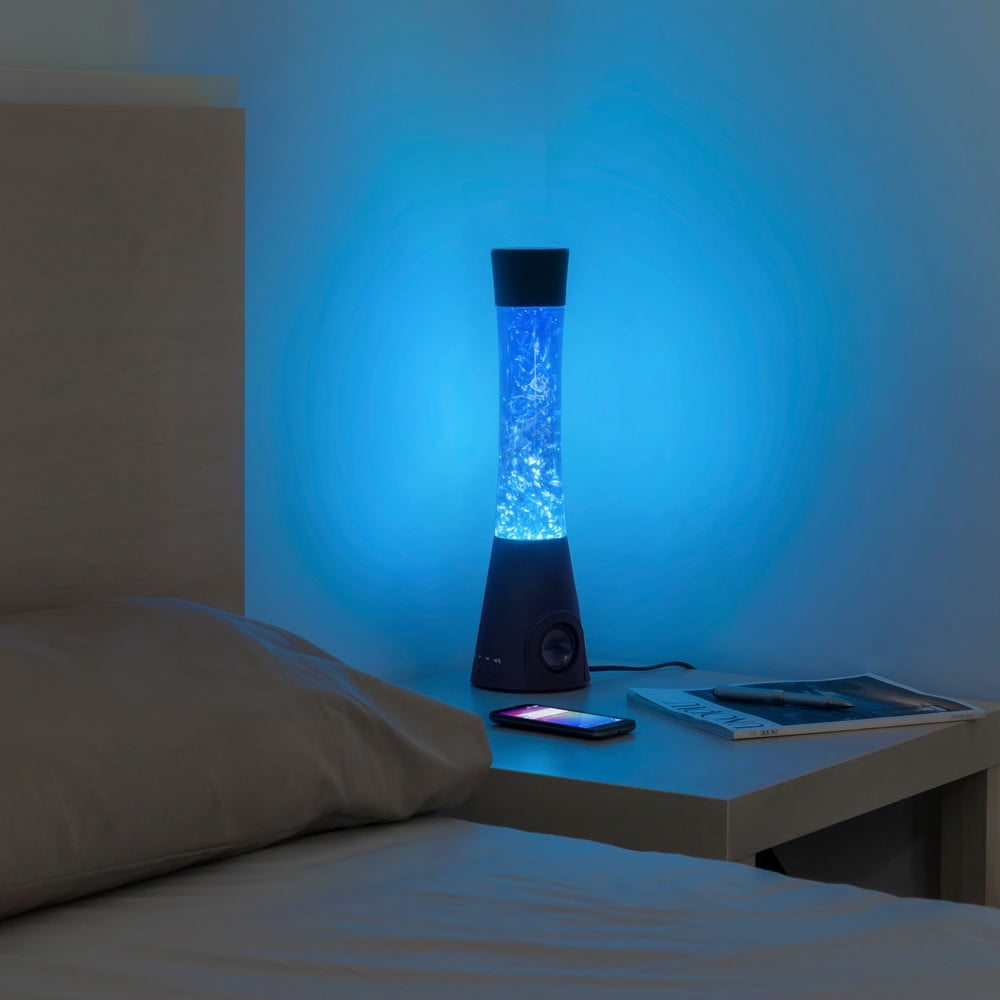 Veioză cu apă și difuzor InnovaGoods Flow Glitter Lamp bonami.ro imagine noua 2022