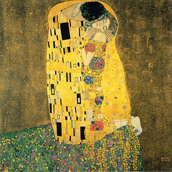 Reproducere tablou gustav klimt - the kiss, 50 x 50 cm