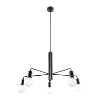 Lustră nice lamps donato 5, negru