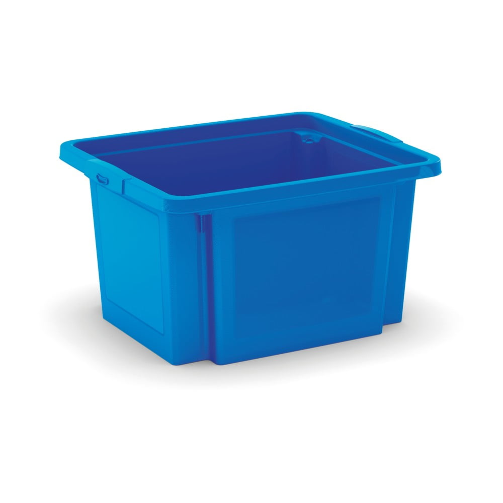 Cutie de depozitare albastră din plastic 42x35x23 cm H-Box S – KIS