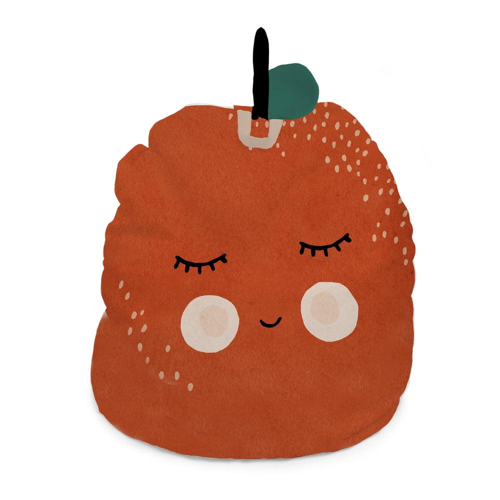Bean bag pentru copii roșu Apple – Little Nice Things Apple imagine noua