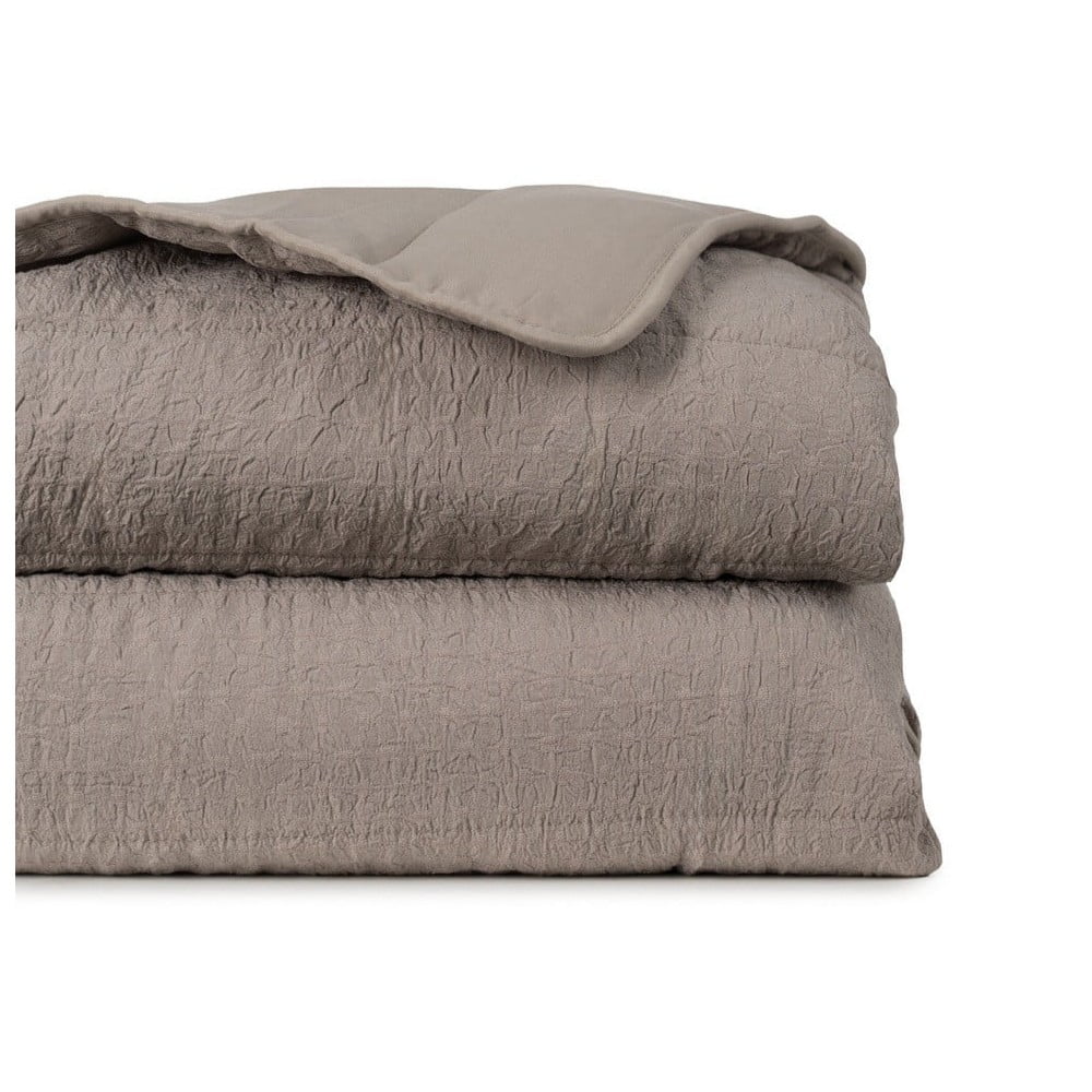 Cuvertură taupe matlasată 180x260 cm – Ixia