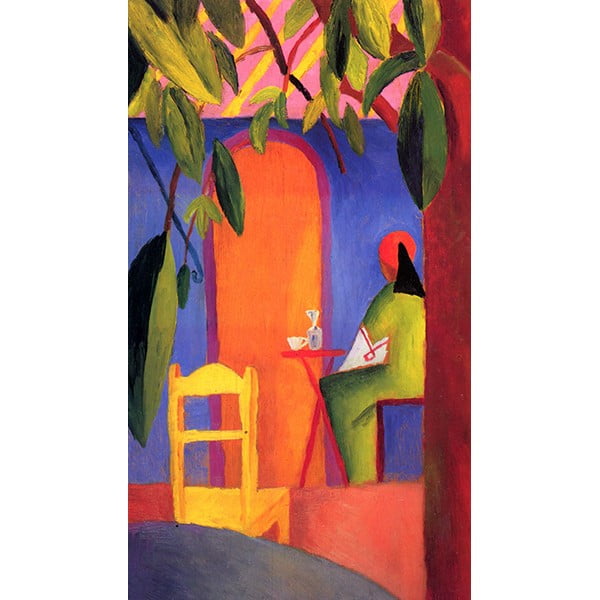 Reproducere tablou August Macke - Turkish Cafe II, 50 x 30 cm