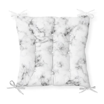 Pernă pentru scaun minimalist cushion covers marble, 40 x 40 cm