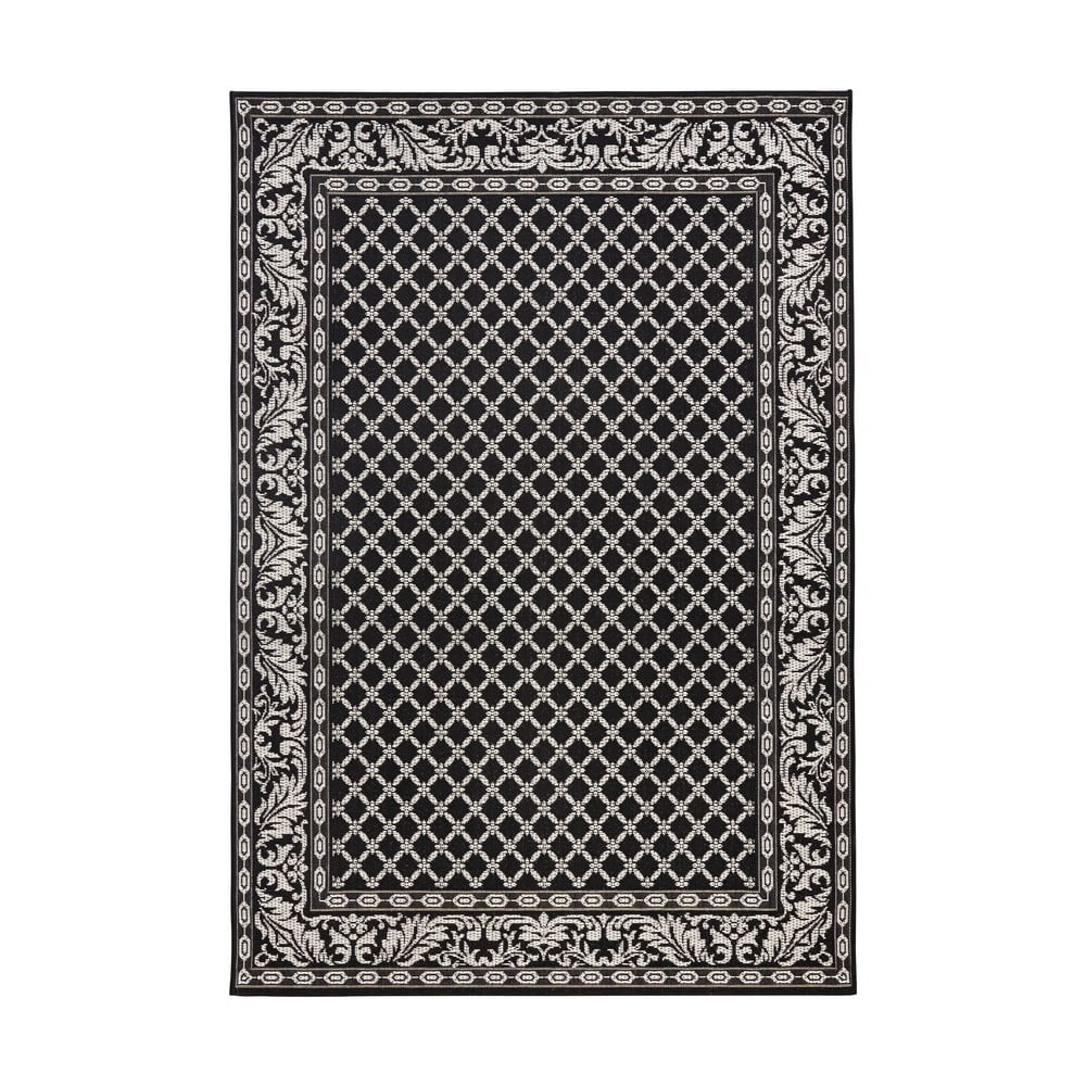 Covor adecvat pentru exterior Bougari Royal 115 x 165 cm, negru - crem