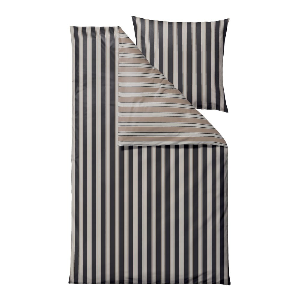 Lenjerie de pat gri din bumbac organic pentru pat de o persoană 135×200 cm Nordic – Södahl 135x200 imagine noua
