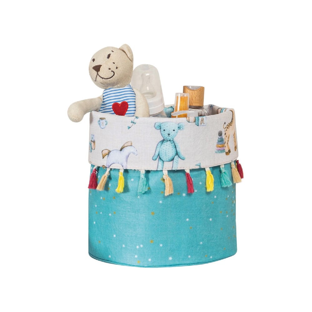  Coș de jucării din material textil pentru copii – Mioli Decor 