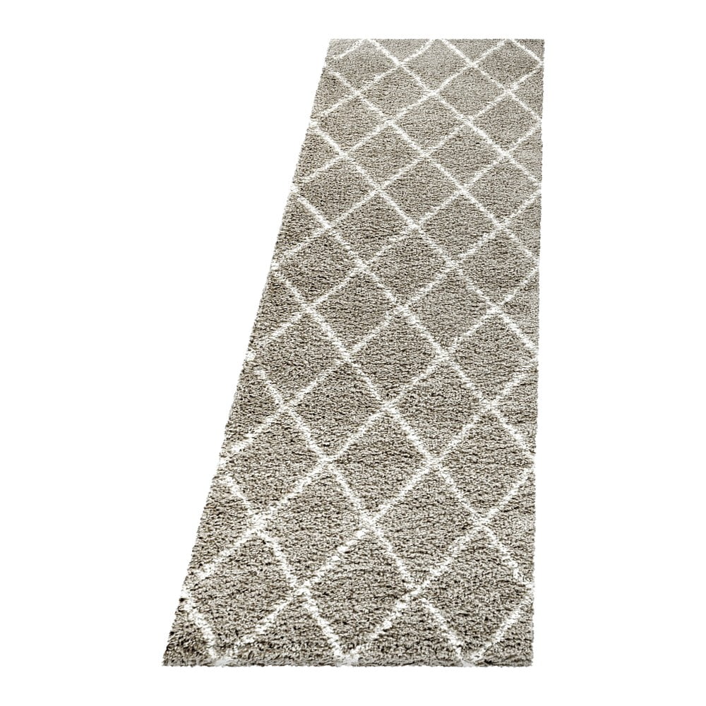 Covor tip traversă maro deschis 80x250 cm Alvor – Ayyildiz Carpets