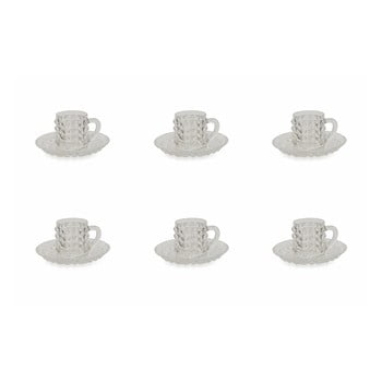 Set 6 cești pentru cafea cu farfurie Villa d\'Este Diamond