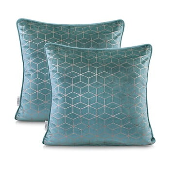 Set 2 fețe de pernă AmeliaHome Nancy Lightblue, 45 x 45 cm