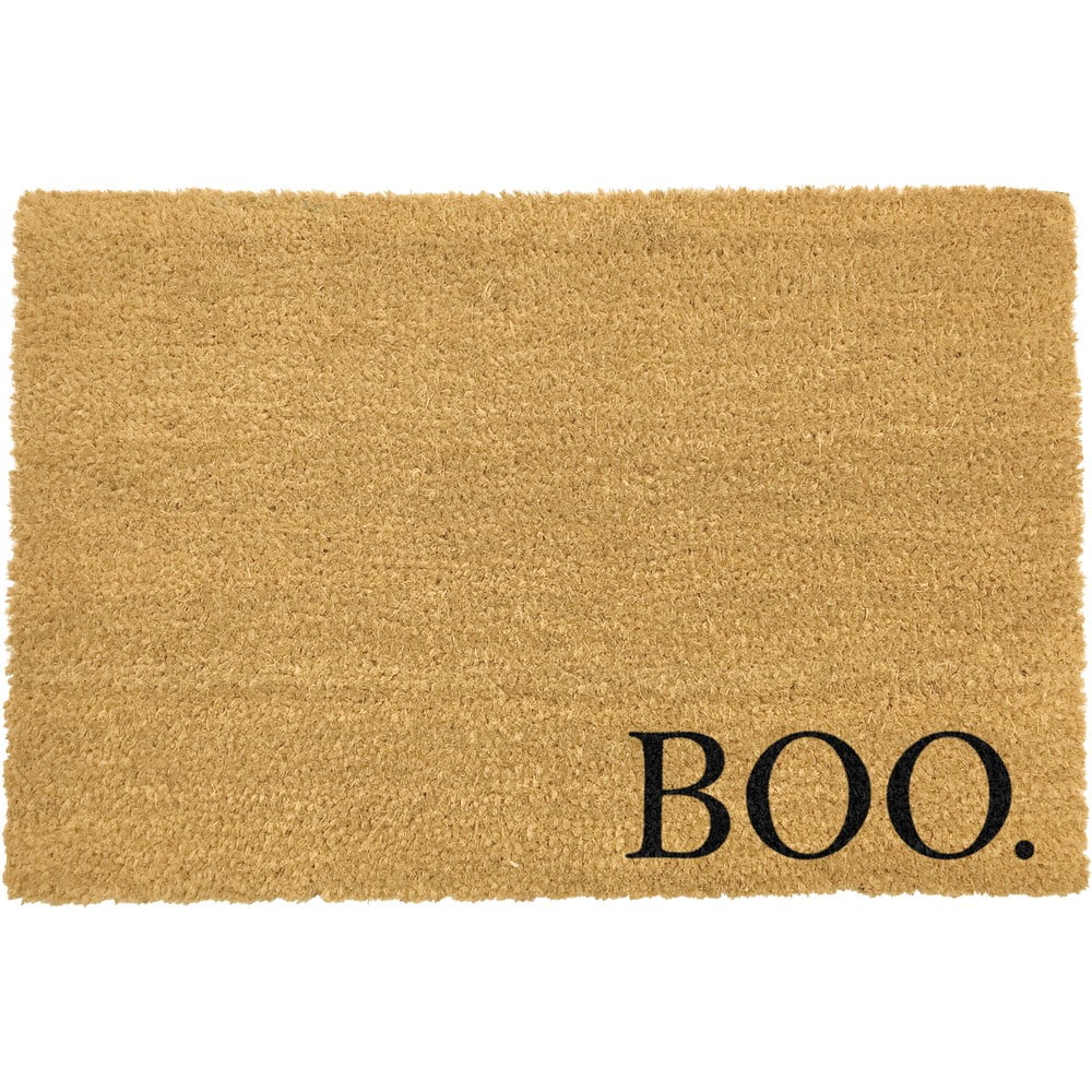 Covoraș intrare din fibre de cocos Artsy Doormats Boo, 40 x 60 cm, negru Artsy Doormats imagine 2022