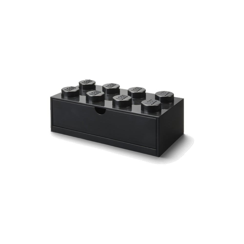Cutie de birou cu sertar LEGO® Brick, 31,6 x 11,3 cm, negru bonami.ro imagine 2022