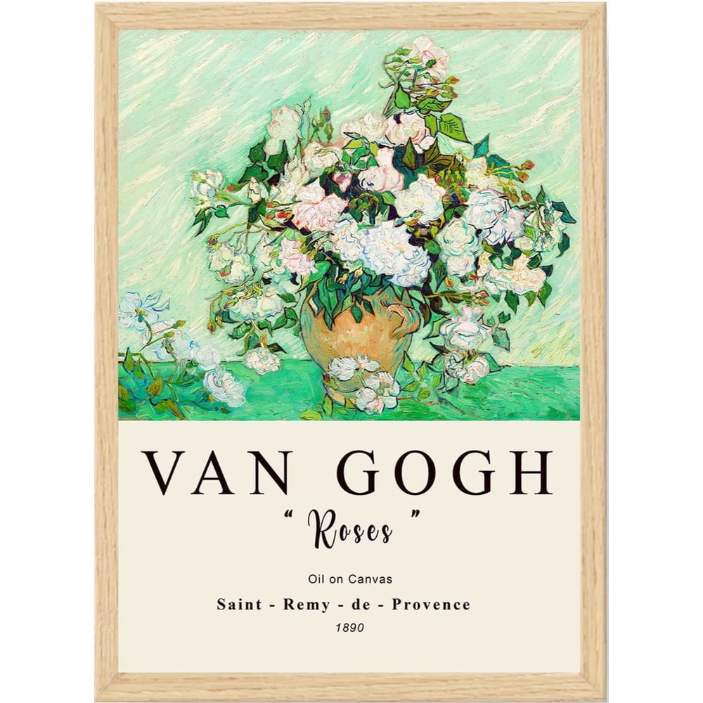 Poster cu ramă 35x45 cm Vincent Van Gogh – Wallity