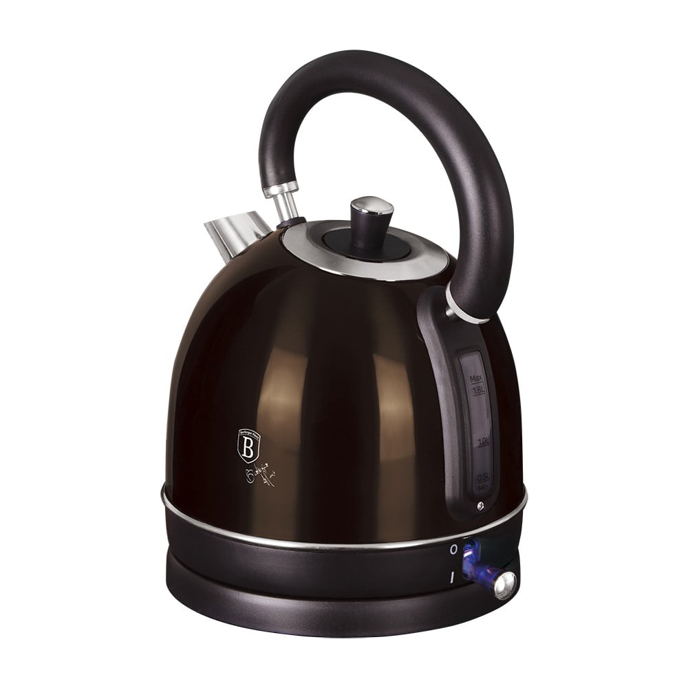 Ceainic electric negru de 1,8 l metallic line black edition - berlingerhaus