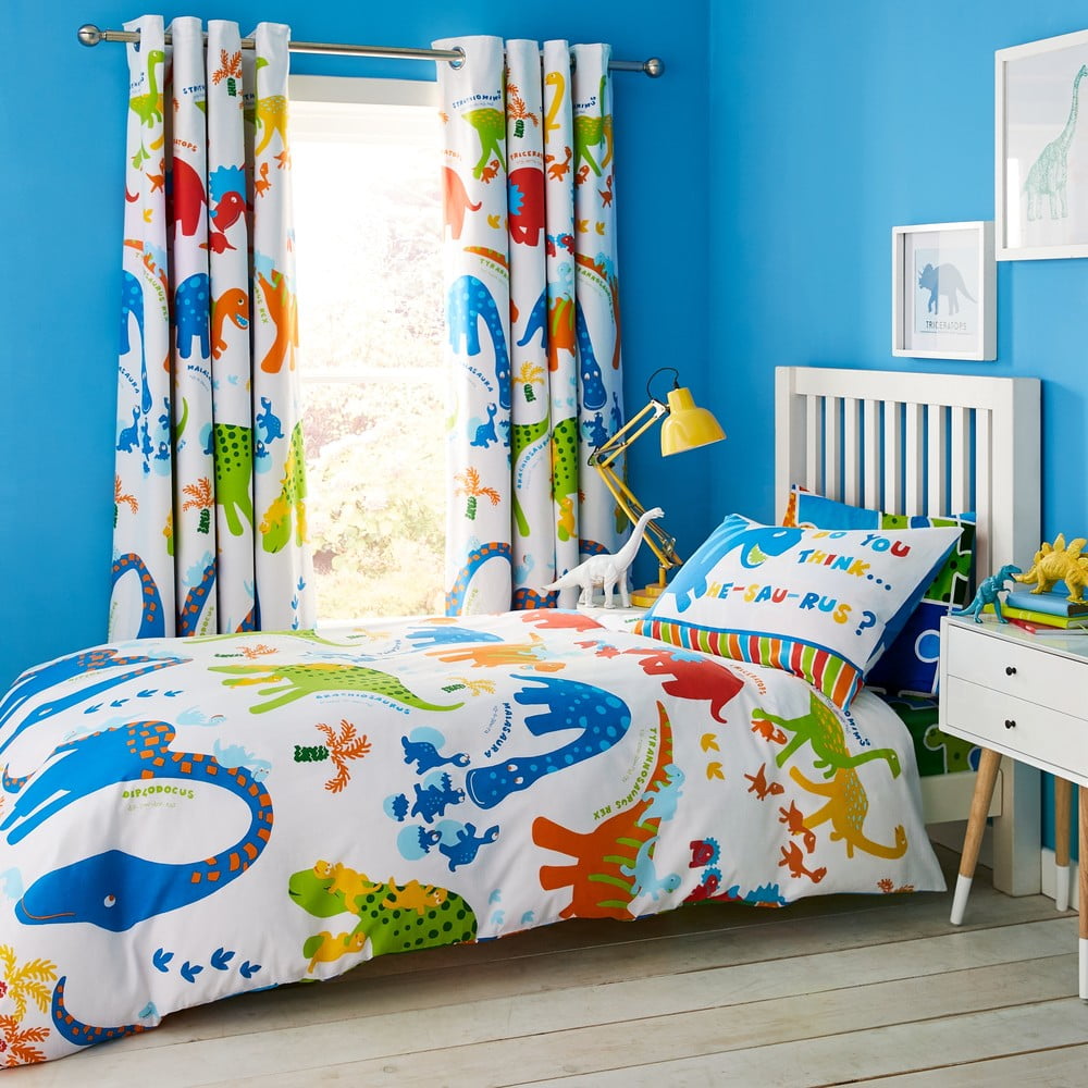 Lenjerie de pat pentru copii Catherine Lansfield Dino, 135 x 200 cm bonami.ro imagine noua